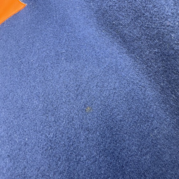 Detroit Tigers Jacket Mens 6XL Blue MLB Baseball Wool Leather JH Design USA - Picture 16 of 16